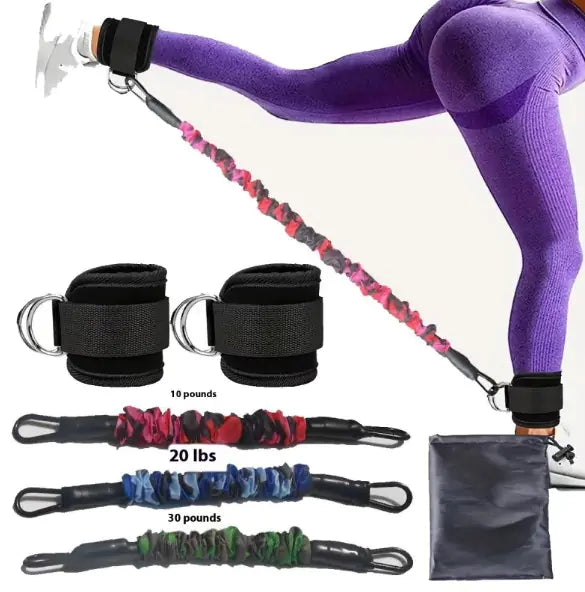 Resistance Bands for Strength, Training and Flexibility
